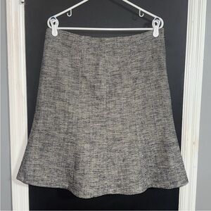 Talbots Tweed Flare Skirt Side Zip Size: 10 Length: 22.5”